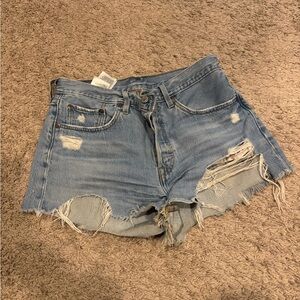 Levi's 501 Blue Denim Jean Short
